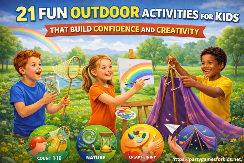 21 Fun Outdoor Activities for Kids That Build Confidence and Creativity