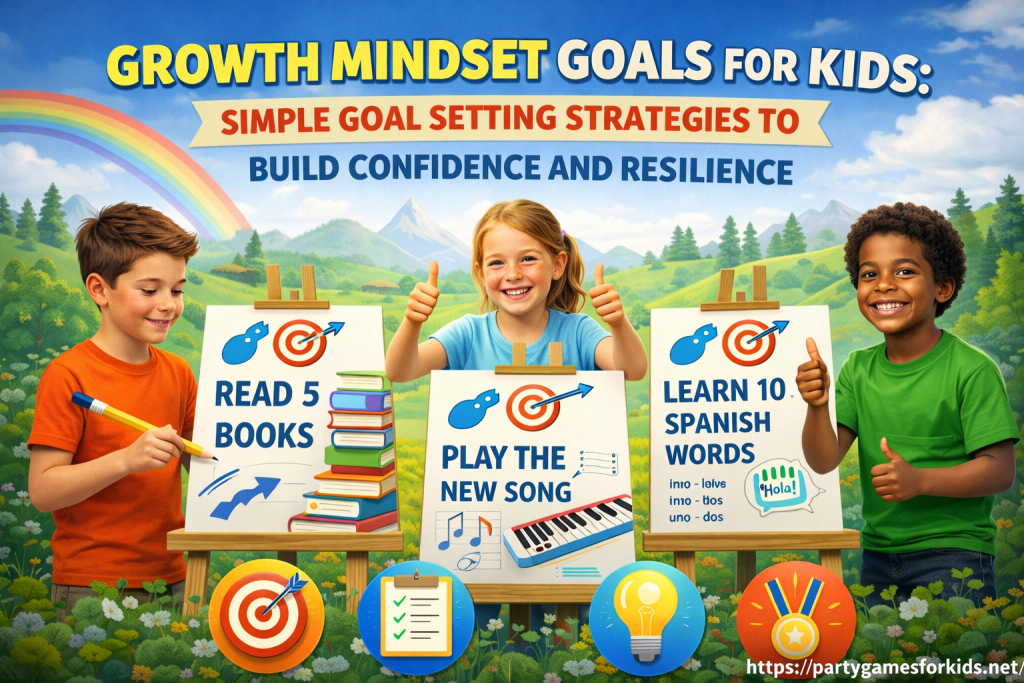 Growth Mindset Goals for Kids Simple Goal Setting Strategies to Build Confidence and Resilience