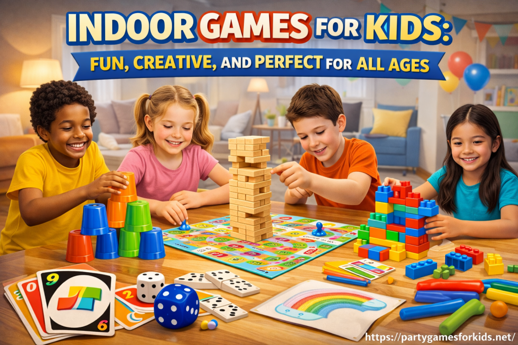 Indoor Games for Kids Fun, Creative, and Perfect for All Ages